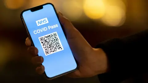 Getty Images The NHS Covid pass