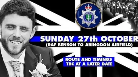 Sian Sloper Poster for PC Harper memorial ride