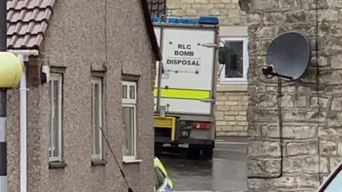 PA Media Bomb disposal lorry in Paulton