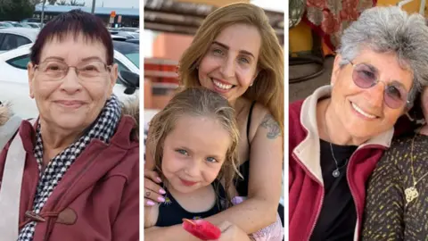 Channah Peri, Daniele Aloni, Emilia Aloni and Adina Moshe