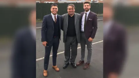 Family Photo Greg, Peter and Nick Edwards