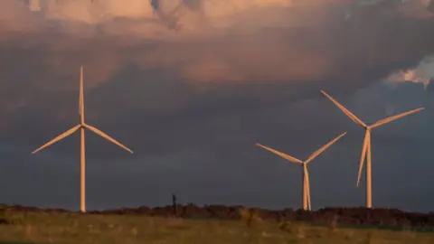 Getty Images Wind farm in New South Wales, Australia