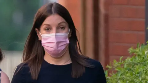 PA Media PC Mary Ellen Bettley-Smith arrives at Birmingham Crown Court on 14 June