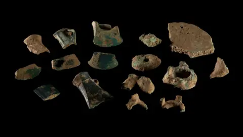 National Museum Wales One hoard of bronze objects