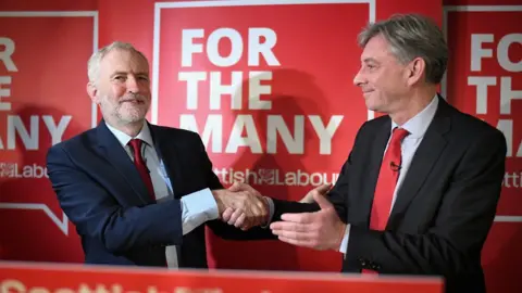 Getty Images Jeremy Corbyn and Richard Leonard