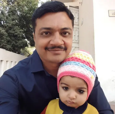 Sahdev Solanki  Sahdevsinh Solanki with his daughter Kavya