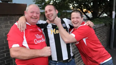 Getty Images Forest and Notts County fans