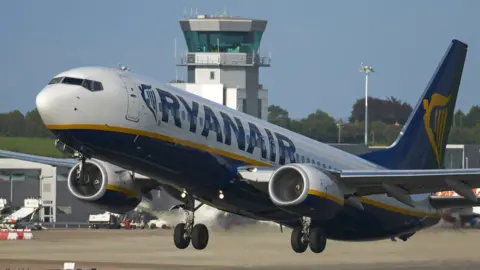 Getty Images Ryanair aircraft taking off