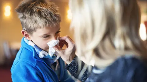 Getty Images Sick child