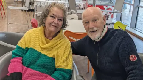 Wessex Multiple Sclerosis Therapy Centre  Ann Young with her husband Bob