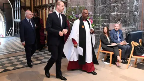 Reuters Prince William entering the cathedral