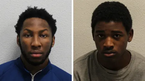 Met Police Jedaiah Param (left) and Elijah Morgan (right)