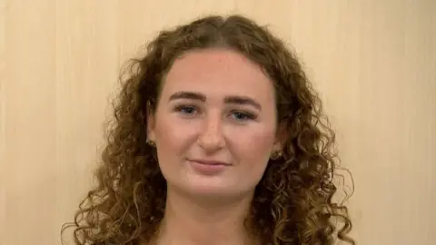 GCSE student Evie, 15