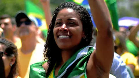 Getty Images Jair Bolsonaro supporter