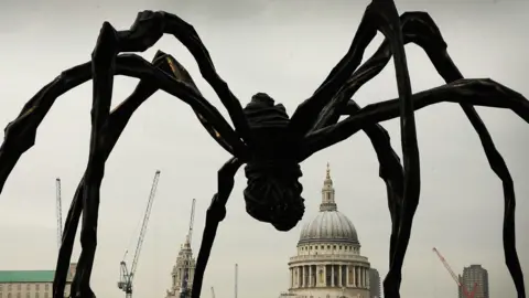 Getty Images Louise Bourgeois Spider sculpture in London