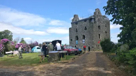 Keith Hanna Sorbie Tower, a 16th Century structure in Scotland, was bought by the Clan Hannay Society in 1965