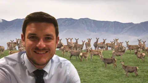 Getty Images Powys County Councillor James Evans