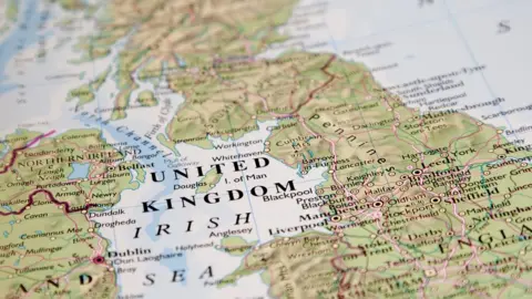 Getty Images A map of the United Kingdom