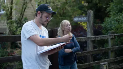 Matt Eyre Lead producer Barbara Cunningham on first shoot