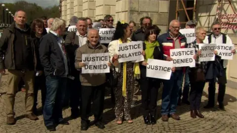 BBC Campaigners have been calling for compensation to be implemented since early 2017