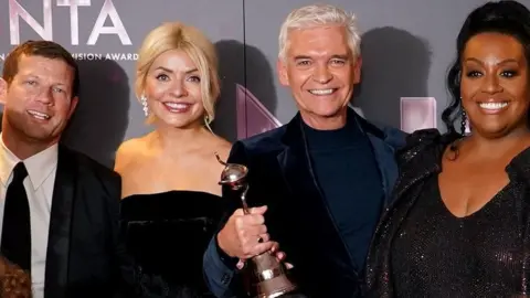 Getty Images This Morning's Dermot O'Leary, Holly Willoughby, Phillip Schofield and Alison Hammond