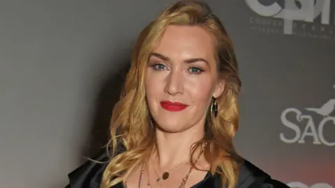 Dave Benett Kate Winslet at the London Critics' Circle film awards