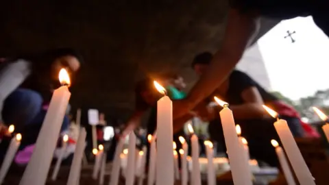 Getty Images Pro-choice protest in Sao Paulo on November 21, 2017