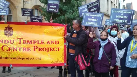 OHTCCP The group during a march through Oxford