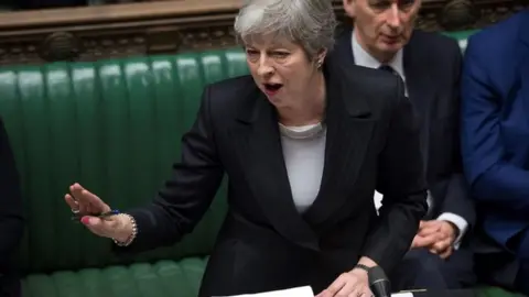 AFP Theresa May in Parliament