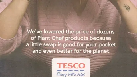 Tesco Tesco advert claiming a plant-based burger is 'better for the planet'