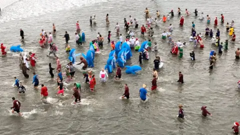 Sarah Tilley The Boxing Day dip in Whitby