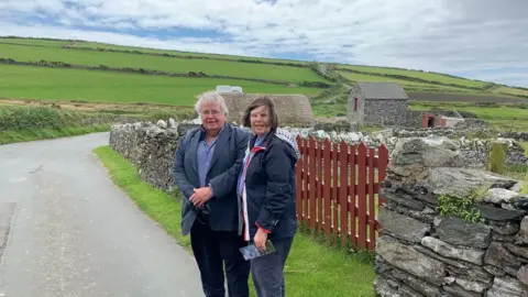 Stuart and Susan Carnegie at the Cregneash