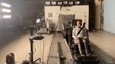 Crash test dummy lab in Linköping