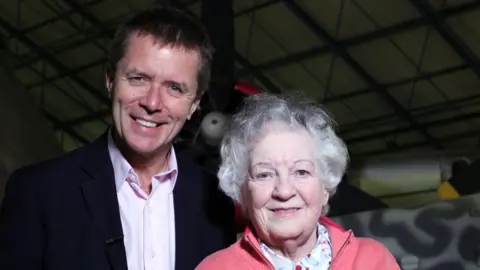 BBC Nicky Campbell and his mother Sheila