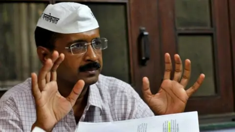 Reuters Arvind Kejriwal, a social activist and anti-corruption campaigner, speaks during an interview with Reuters on the outskirts of New Delhi in 2012