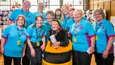 BBC Jean Bishop spent 30 years collecting for charity