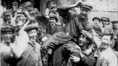 BFI W. Moses of Vickers ltd, Barrow-in-Furness, who sank 5,894 rivets in the same time.