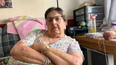 Kate Bradbrook/BBC Polly Scrivener