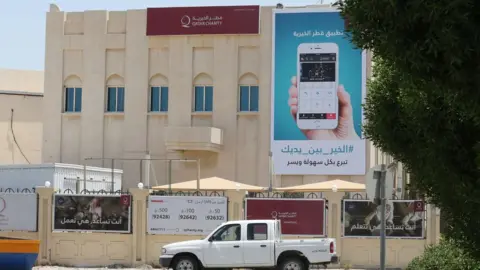 AFP Qatar Charity building in the capital Doha (9 June 2017)