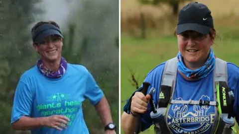 Rob Hannam Carolyn Bell (L) and Caroline Easton