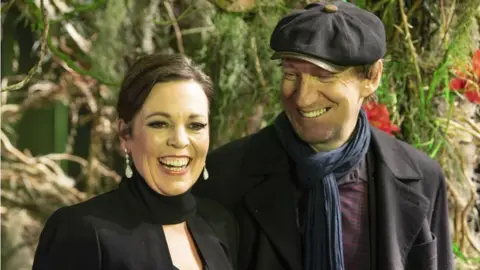 PA Media Olivia Colman and David Thewlis