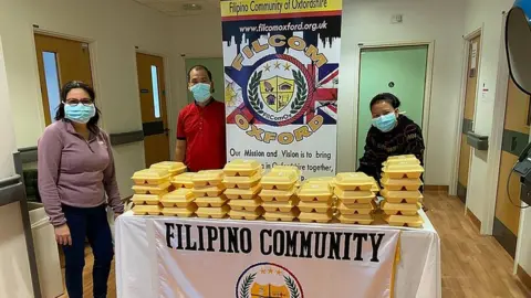 FilComOxford Meals being served