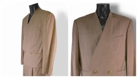 Auction Antiques Bowie's beige suit