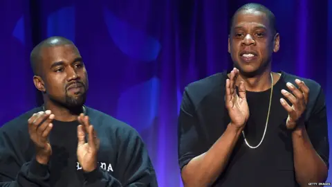 Getty Images Kanye West and Jay-Z