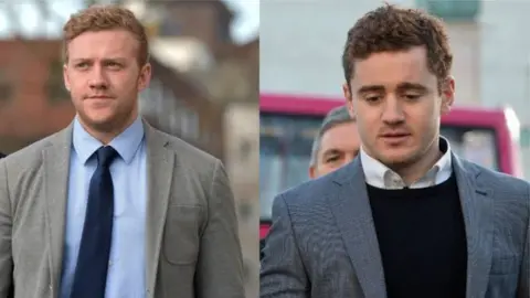 Pacemaker Stuart Olding and Paddy Jackson