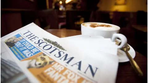 Newscast The Scotsman newspaper