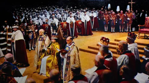 Universal History Archive The Queen's coronation