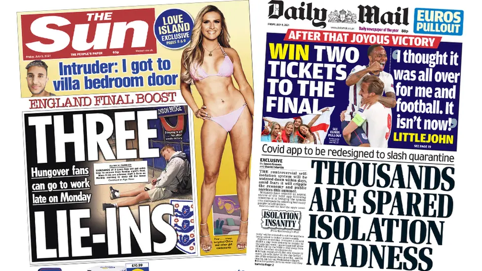 The Papers 9 July 2021