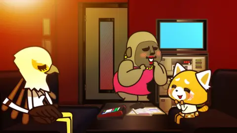 Netflix Retsuko and her colleagues Washimi and Gori