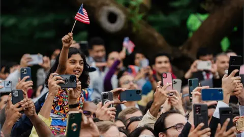 Getty Images President Joe Biden and Indian Prime Minister Narendra Modi participate in an arrival ceremony on the South Lawn of the White House on Thursday, June 22, 2023 in Washington, DC. President Biden is the first U.S. President to invite Prime Minister Modi for an official state visit